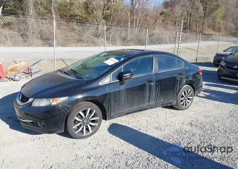 2015 Honda Civic Ex-L z USA, uszkodzony, nr VIN 19XFB2F92FE086501
